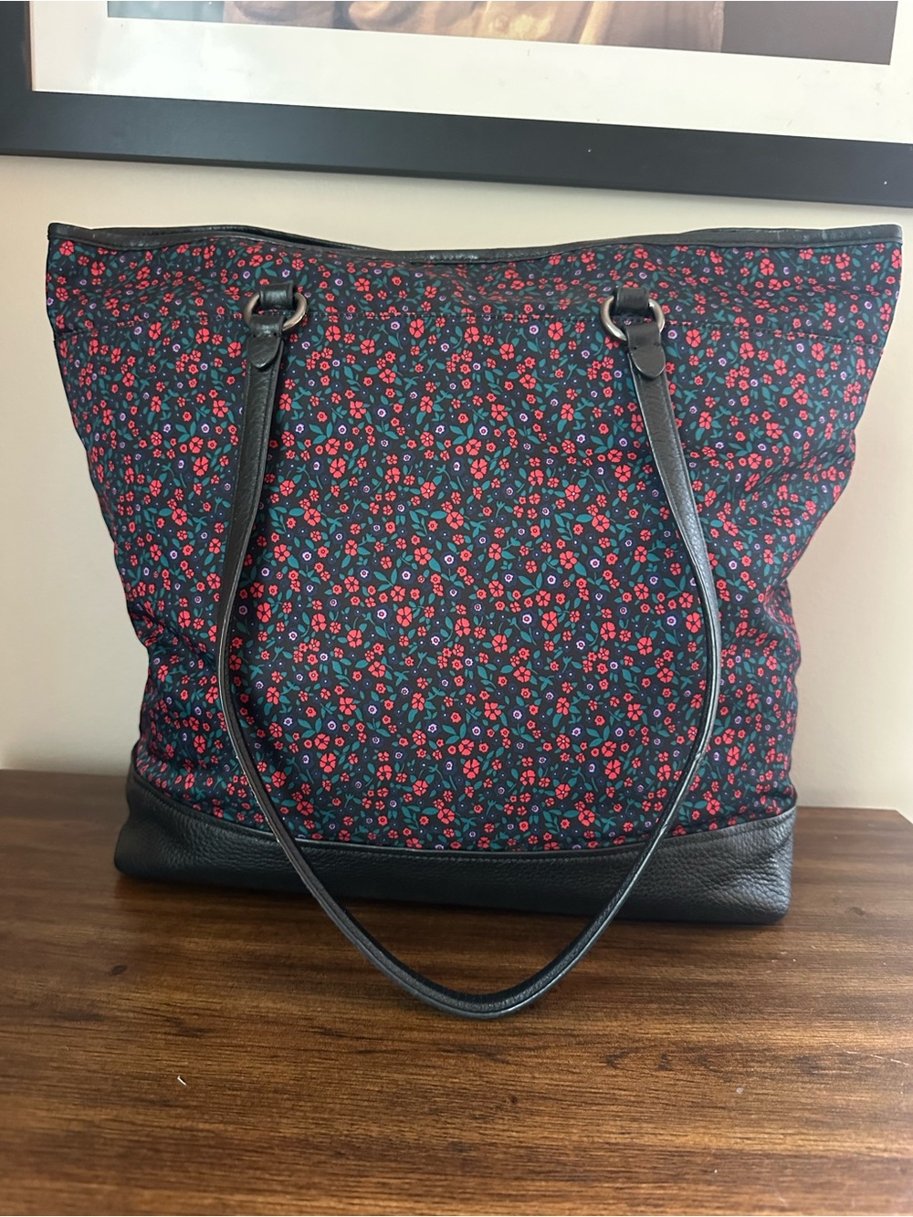 Coach Ranch Floral Tote - Picture 7 of 11